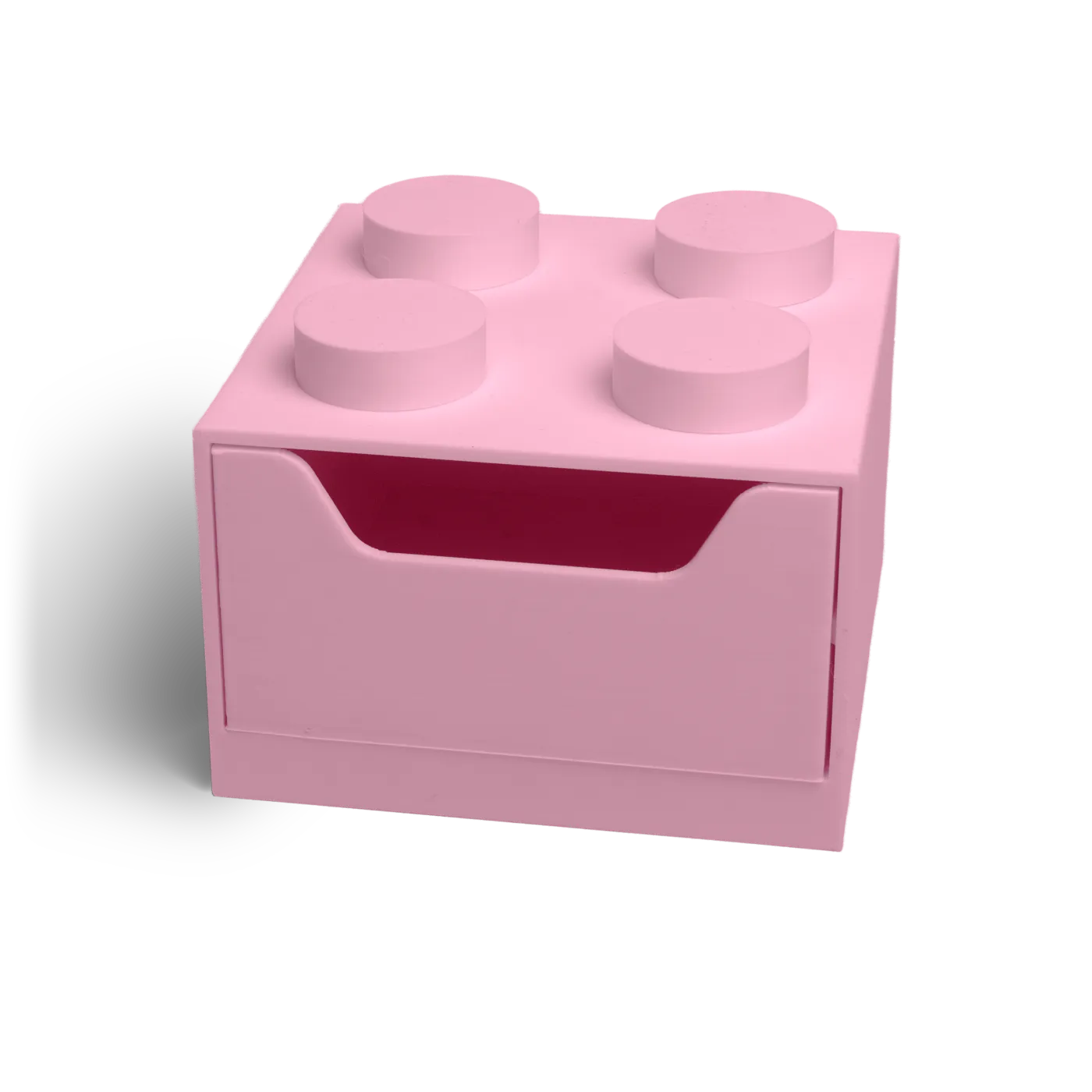 Cubo 2×2 em sakura, vista de três quartos.